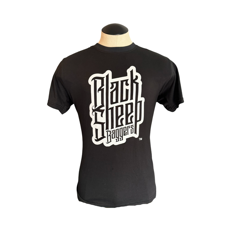 White Logo Tee