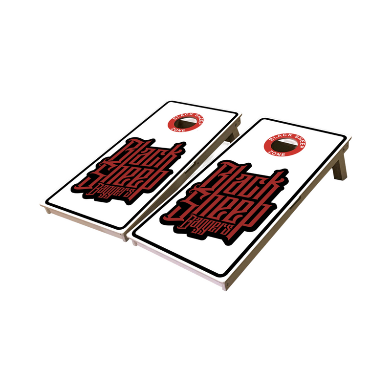 White ACL Pro Cornhole Boards