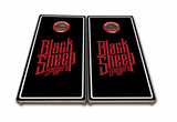 Black Pro Style Cornhole Boards